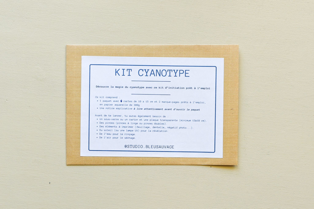 Kit cyanotype prêt-à-l&#039;emploi