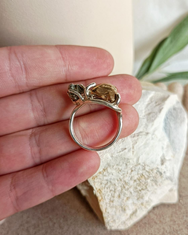 Anello "Pietra" e Pirite