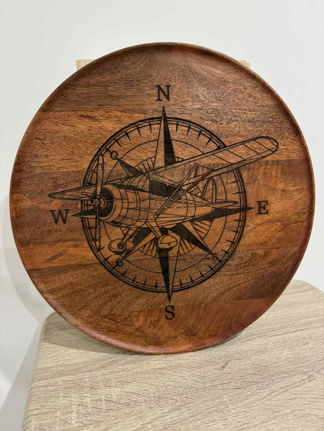 GRAND PLATEAU DECORATIF MANGUIER