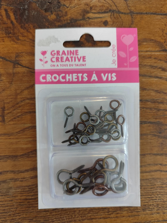 36 crochets à vis 