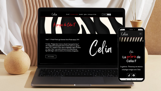 Pack site internet artiste peintre