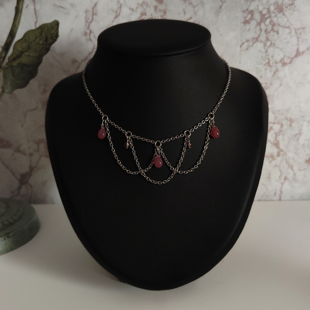 Collier Céleste Rouge