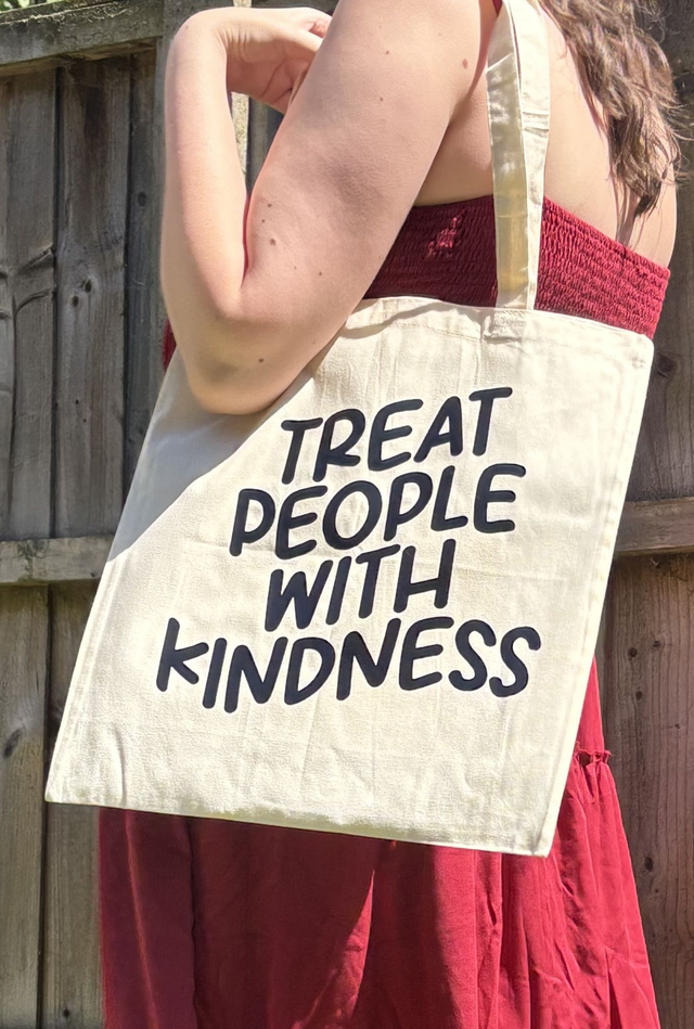 Treat People with Kindness Tote Bag