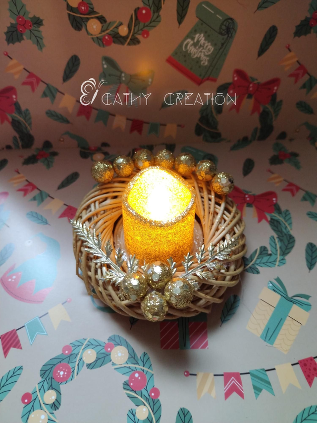 Couronne de Noël 9 cm