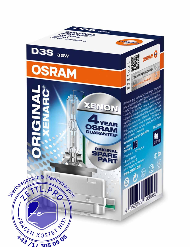 Osram XENARC Xenon D3S Brenner