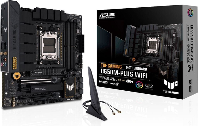 02.2.0032 – Scheda Madre ASUS TUF GAMING B650M‑PLUS WIFI AM5 – Micro‑ATX robusta con WiFi 6E