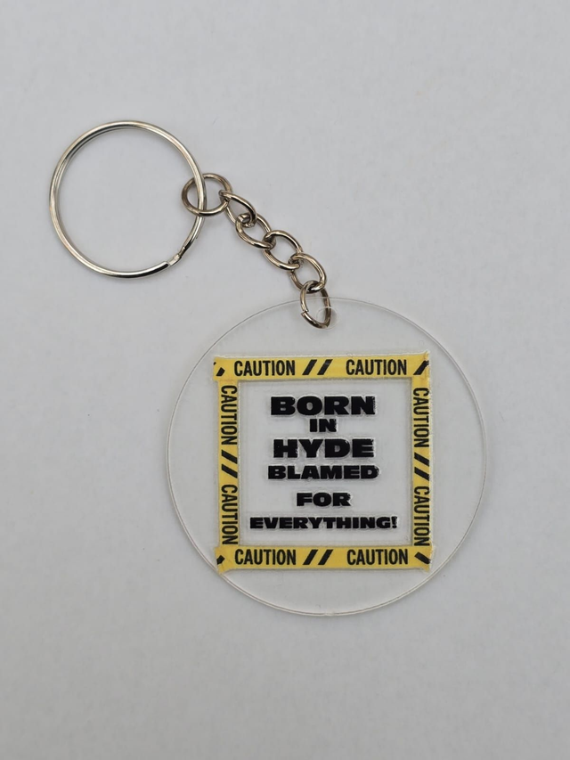 BLAMED FOR EVERYTHING KEYRING - ADROIT CREATIONS