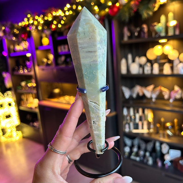 Caribbean Calcite Wand R54H2