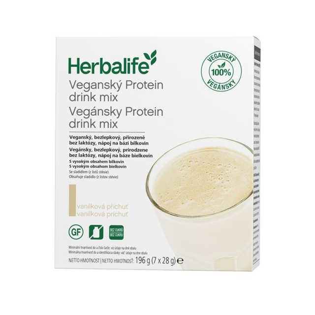 Protein Drink Mix Veganský - balení 7 sáčků