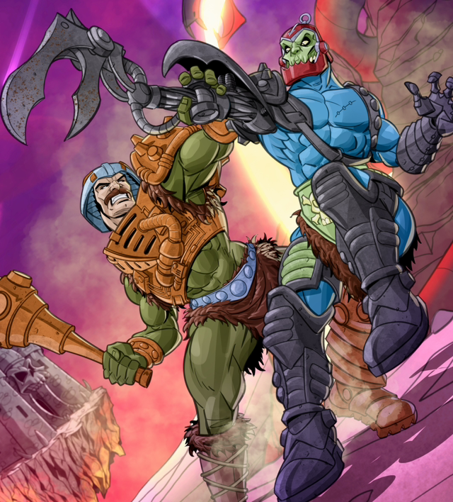 Man-at-arms vs Trap-jaw