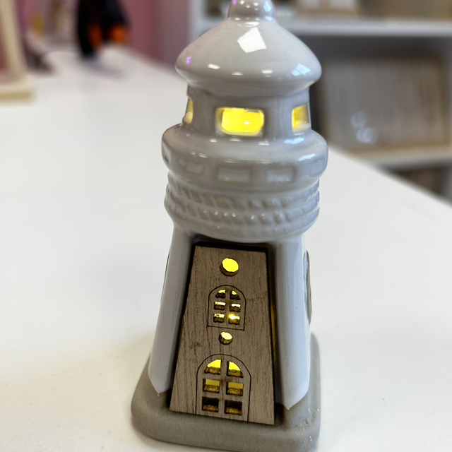 Faro porcellana con led