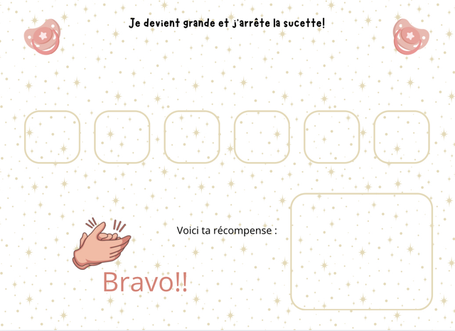 Support « arrêter la sucette »