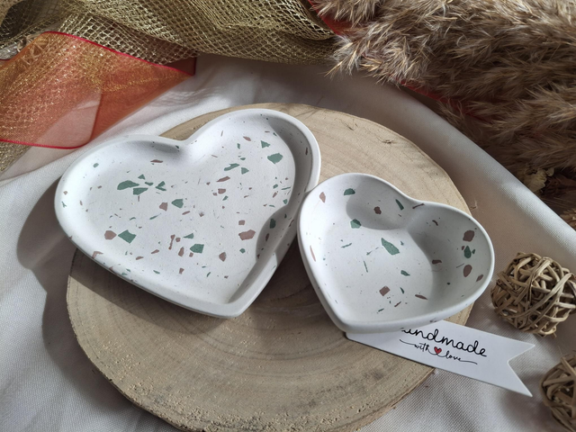 Herzschalen Set