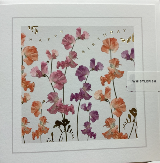 Birthday Open - Sweetpeas