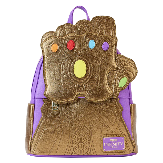 Marvel: Thanos Gauntlet (Metallic) Mini Backpack by Loungefly