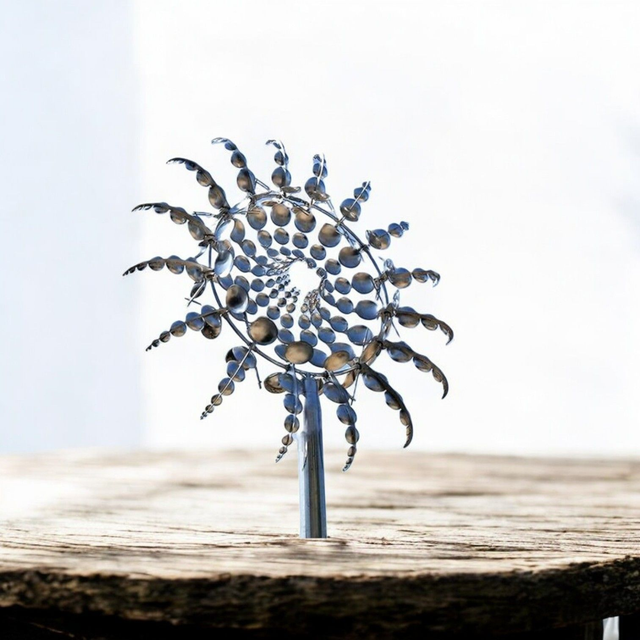 3D Windspiel aus Metall