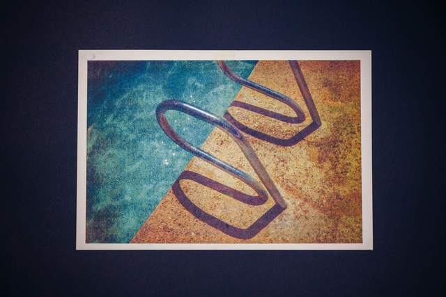 Risographie numérotée et signée . Format A4 . L’eau