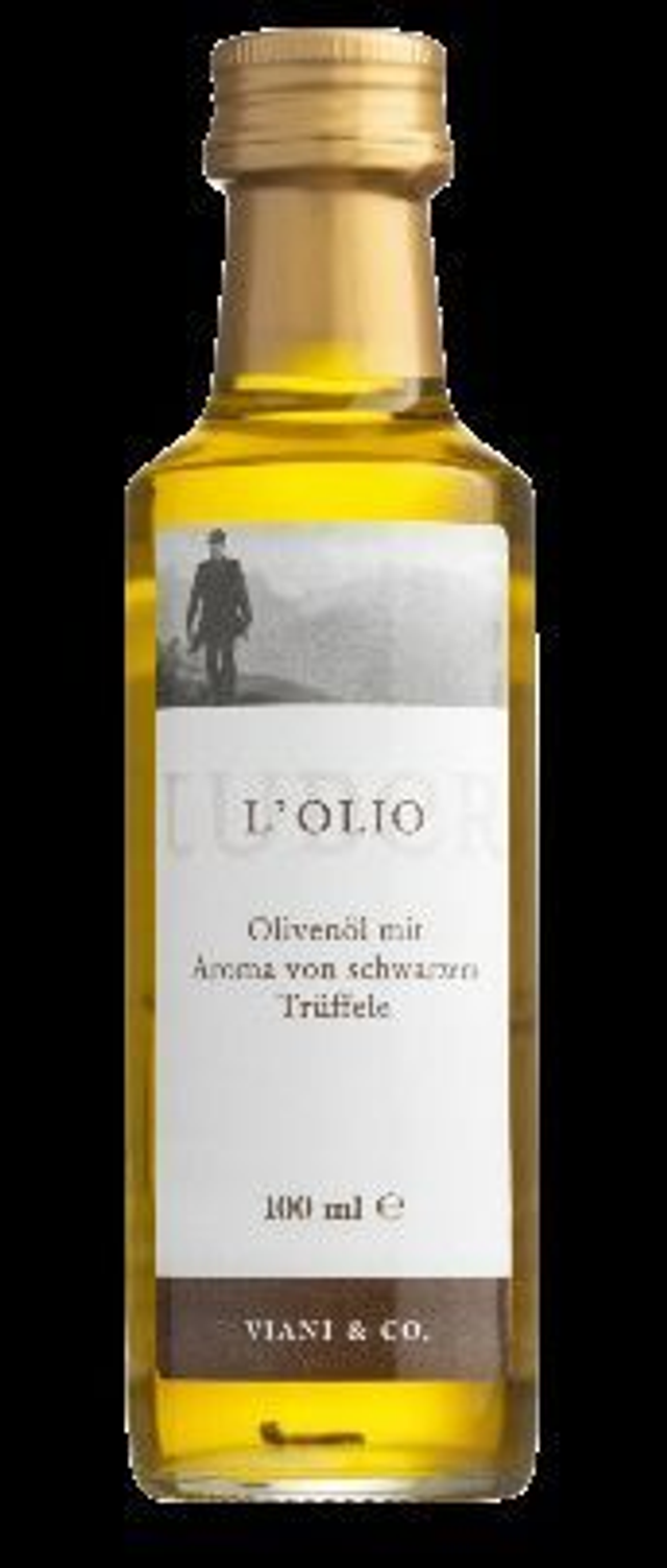 Olivenöl mit Aroma von schwarzen Trüffeln