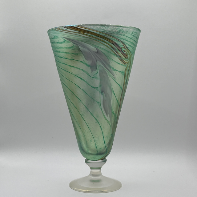 Richard Golding for Okra Glass – Signed Trial Piece Vase, 2005