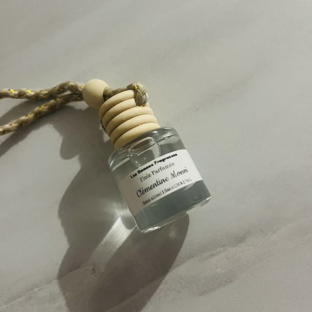 Fiole parfumée pour voiture | Clémentine monoï