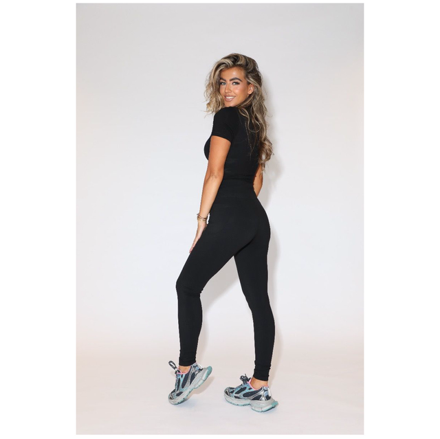 Reinders Legging Tight Fit Pocket Black