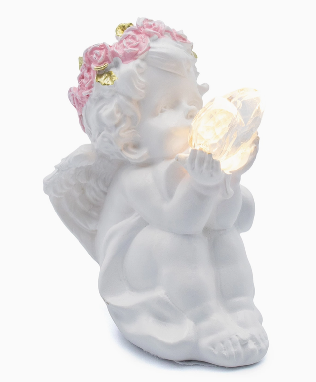 Petit Ange Coeur 10x6 cm