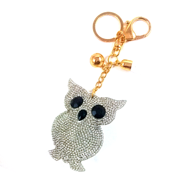 Bijou de Sac/Porte-Clés Chouette & Strass (084)