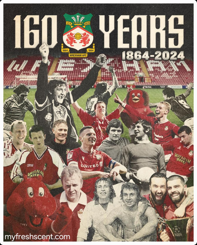 160 Year's Of Wrexham AFC Car Air Freshener 