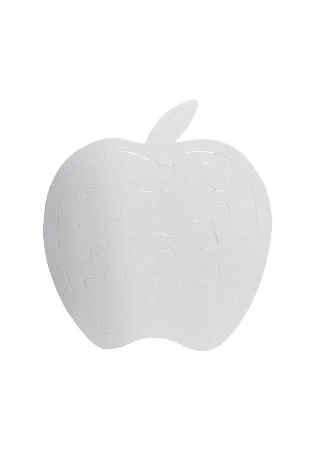 Apple (16 pieces) - Cardboard Jigsaw (Pearl Finish)