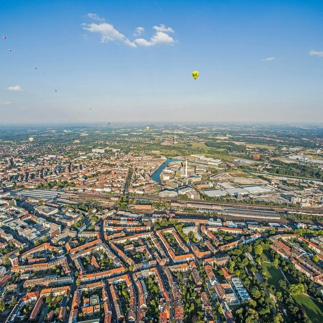 Münster aus dem Ballon