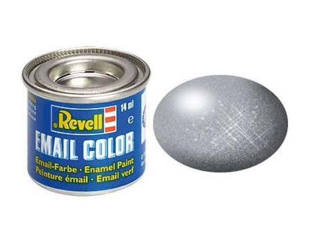 peinture email gris acier métal revell 32191