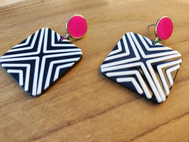 Boucles d&#039;oreilles &#039;Retro&amp;Flashy&#039;