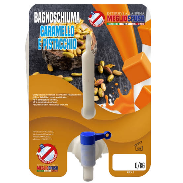 BAGNOSCHIUMA CARAMELLO PISTACCHIO