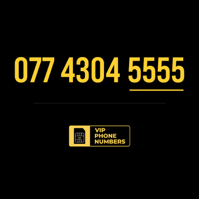 077 4304 5555 - VIP Gold Phone Number 