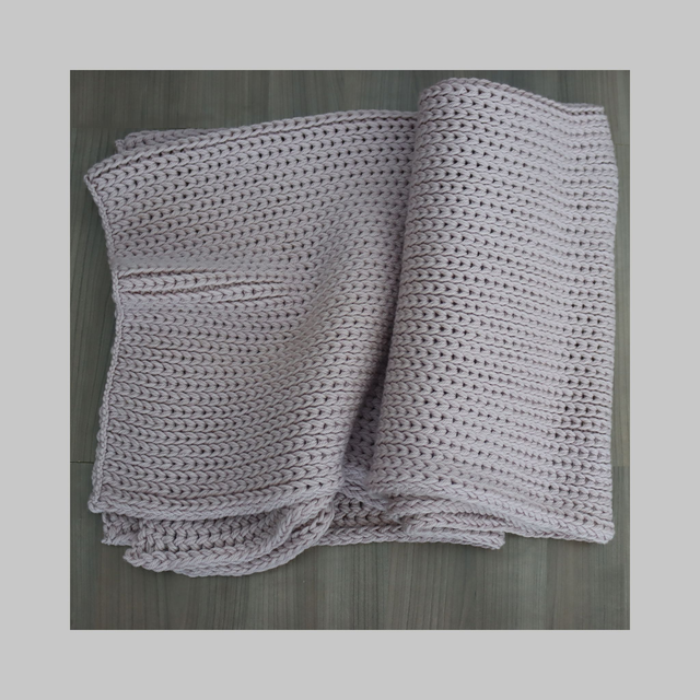 BASIC TRICOT Plaid CM.110X200 col. rosa