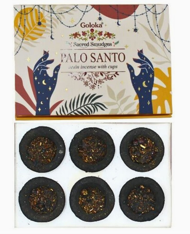 Coupelles charbon encens Palo Santo