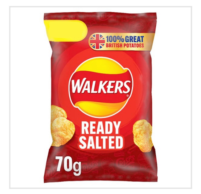 Walkers Ready Salted Crisps 70g