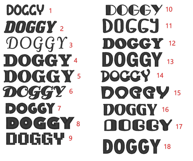 Beagle Etiquette écusson brodé nominatif