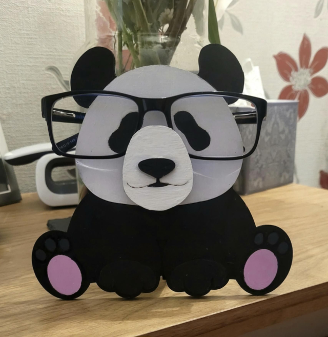 Panda Eye Glasses Holder 