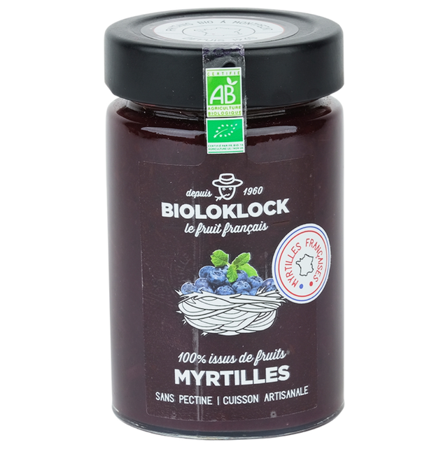 100% Issus De Fruits Myrtille Bio - 210g