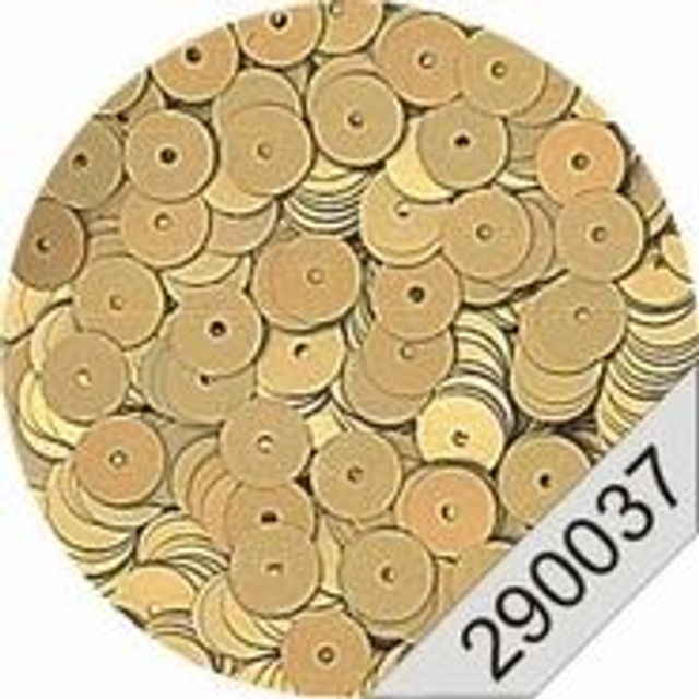 Pailletten matte gold - ca. 600 stuks (290037)