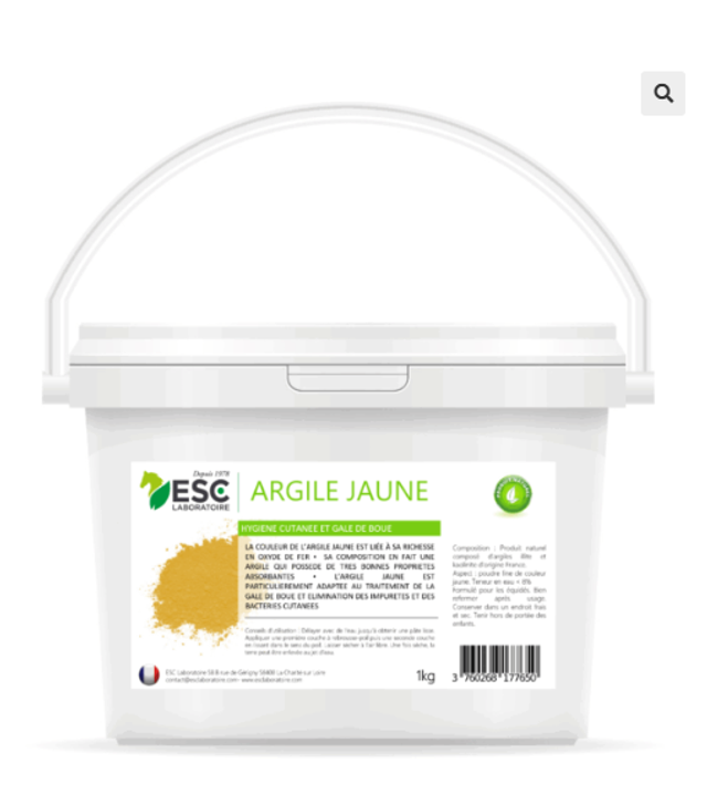 ARGILE JAUNE – Hygiène cutanée en milieu humide