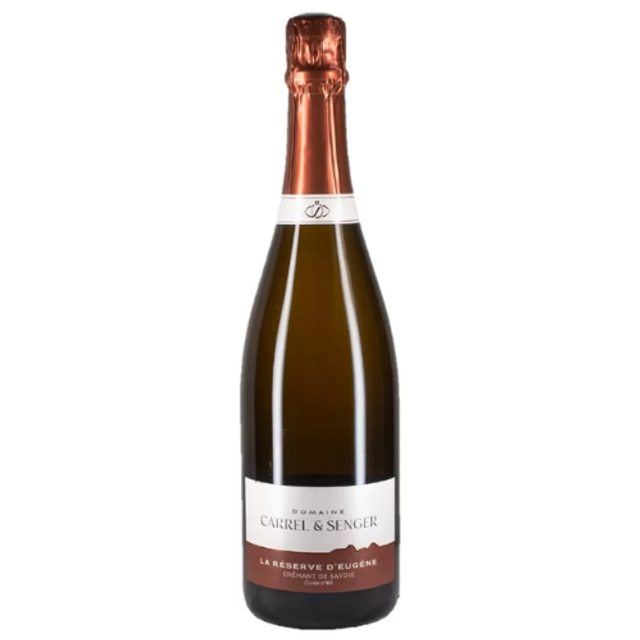 AOP CREMANT DE SAVOIE - LA RESERVE D'EUGENE - DOMAINE CARREL &amp; SENGER BLC 0.75L