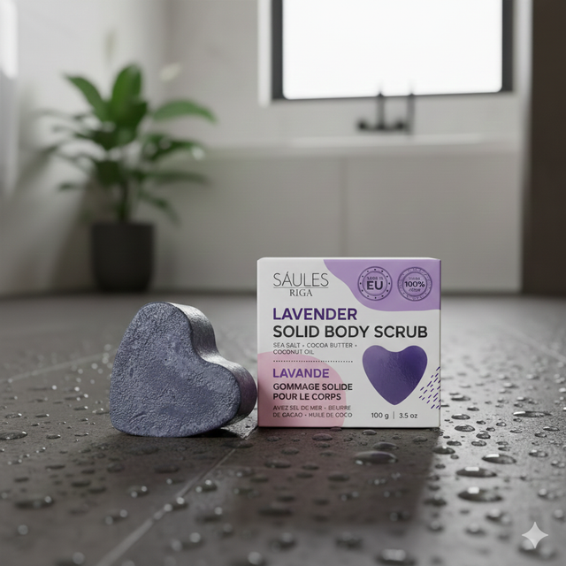 Sapone Scrub Naturale alla Lavanda Per la Cura del Corpo