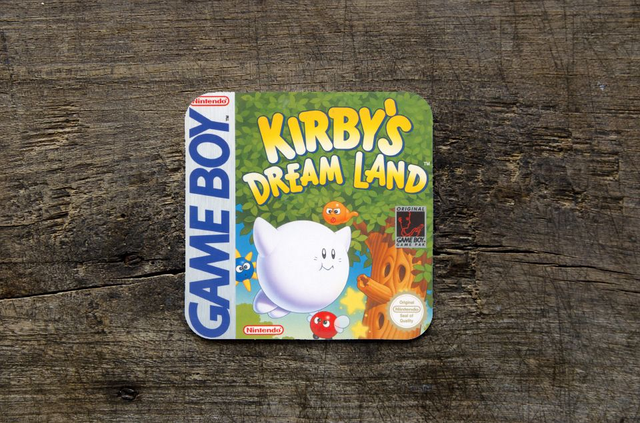 Nintendo Gameboy Kirbys Dreamland Printed MDF Coaster