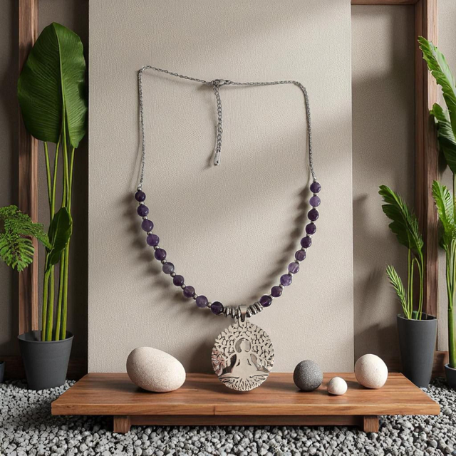 Collier -- Paix intérieure ,Protection,Sagesse