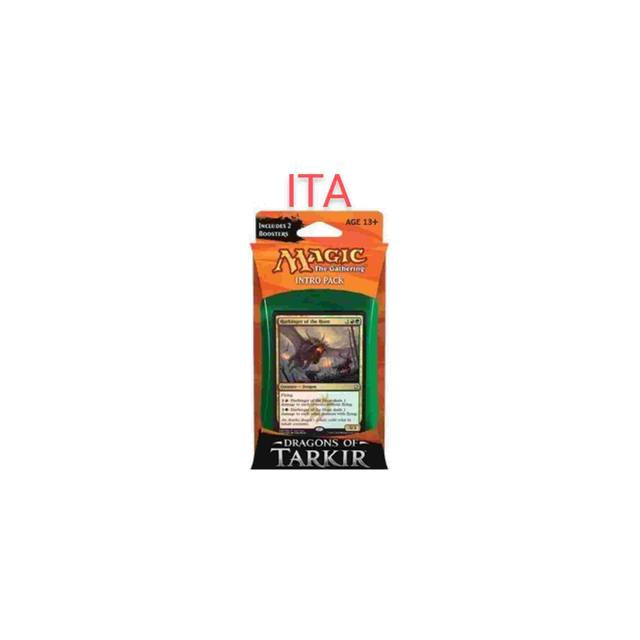 ITA Draghi di Tarkir 2015 Forze Furiose Intro Pack Deck Italiano  (2 Bustine) - Magic the Gathering  
