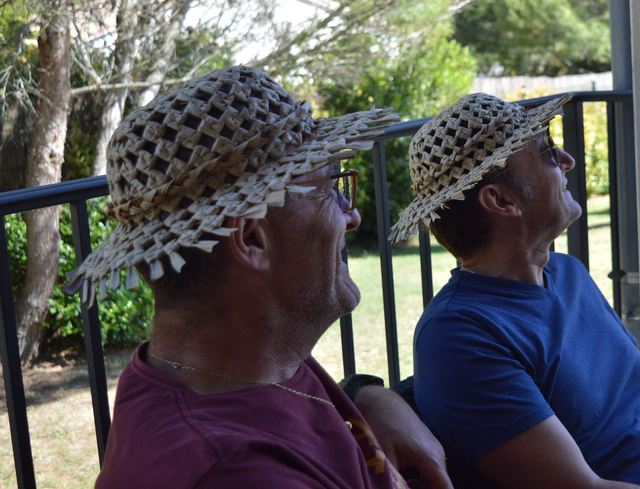 Chapeau TAHITI - tressage moulin