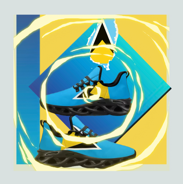 🇱🇨 UVF - ST LUCIA BLACK TRAINER