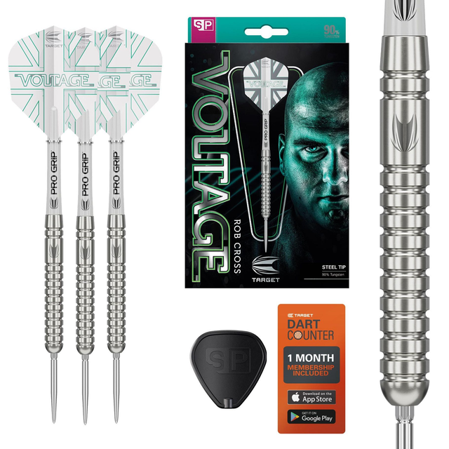 Target Steeldarts Rob Cross Voltage G1 90% Tungsten Swiss Point Darts